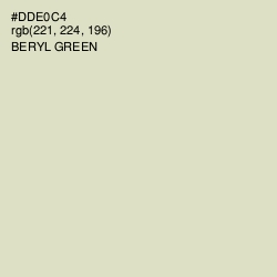 #DDE0C4 - Beryl Green Color Image